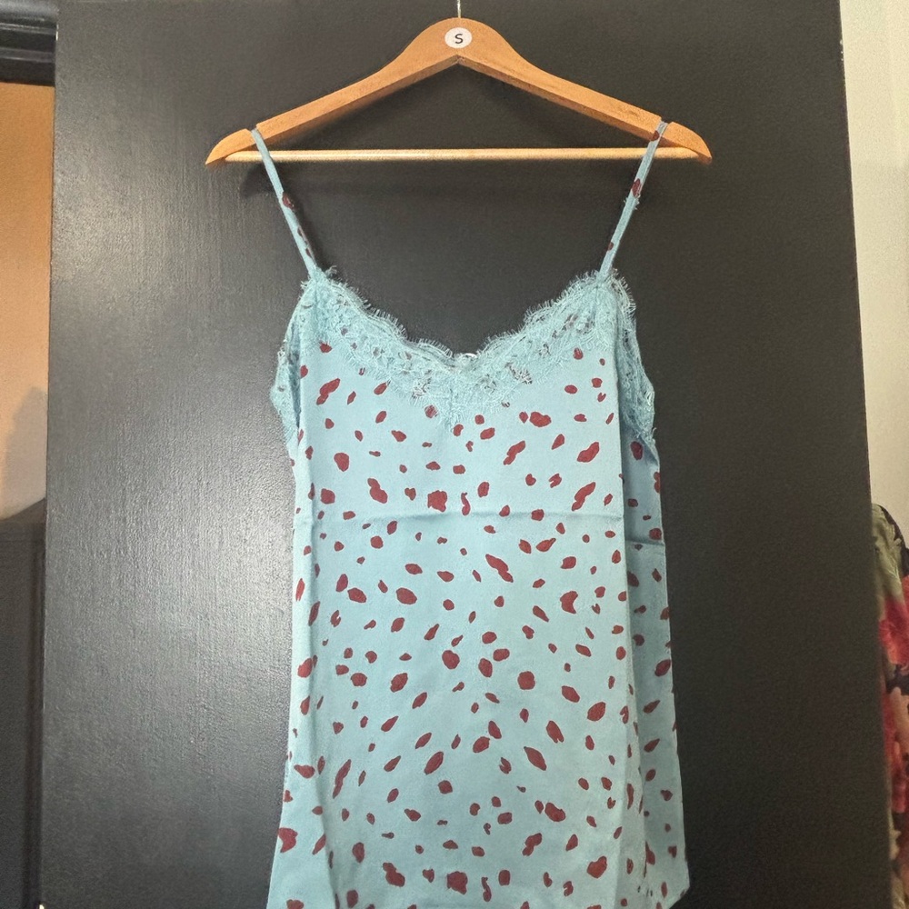 JODIFL Blue and Red Patterned Camisole